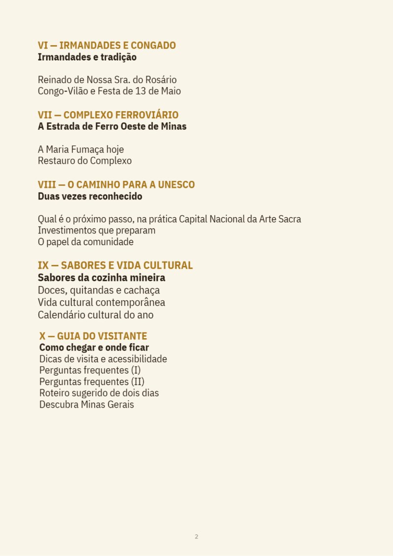 São João del Rei a Patrimônio Mundial da Humanidade — page 3