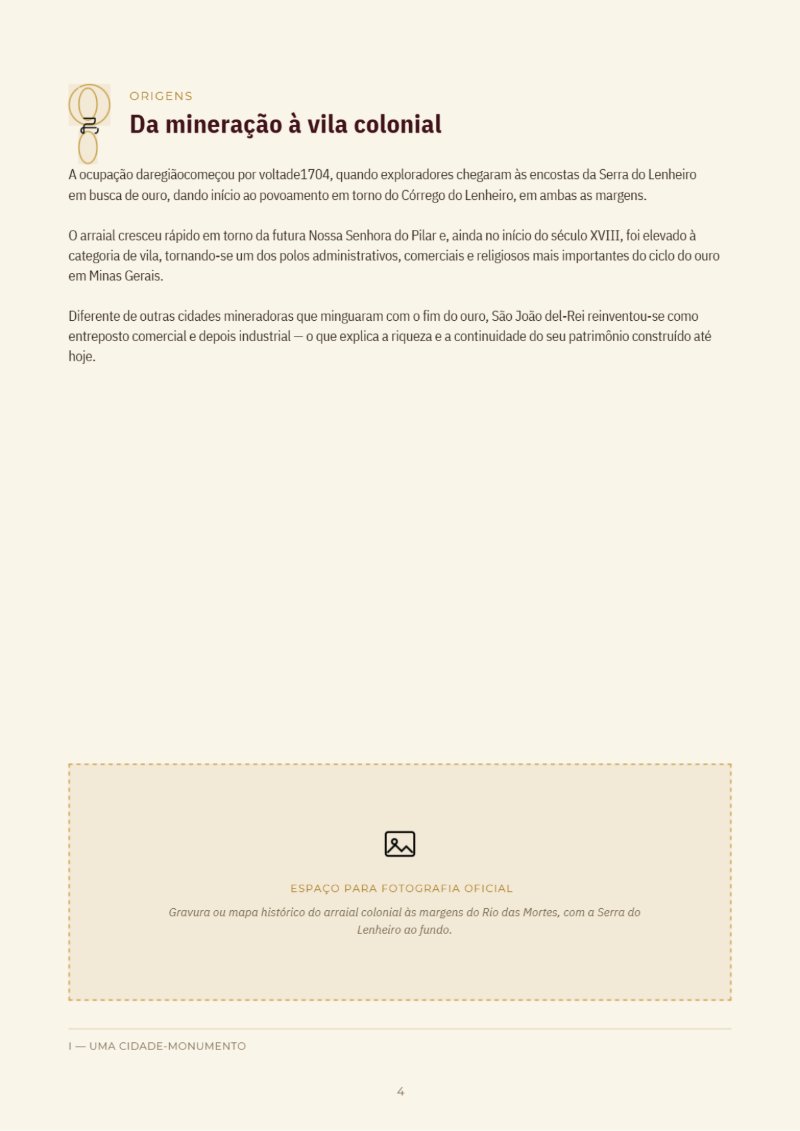 São João del Rei a Patrimônio Mundial da Humanidade — page 5