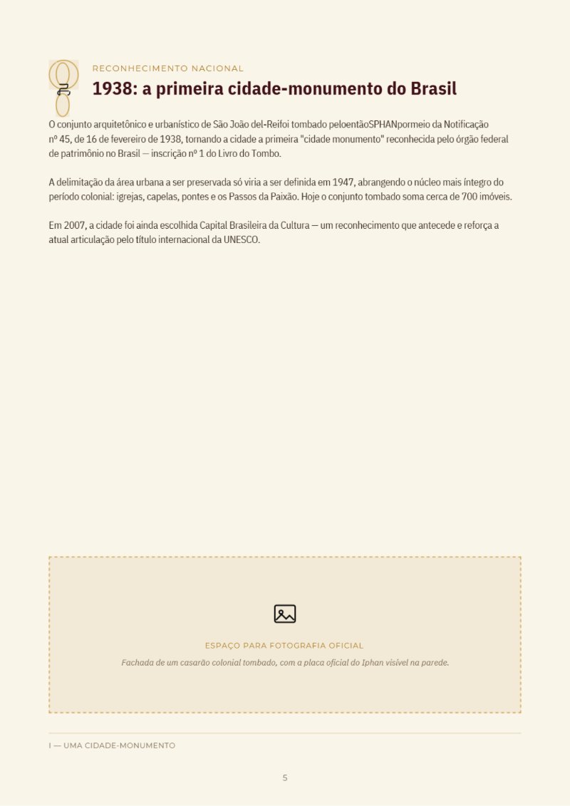 São João del Rei a Patrimônio Mundial da Humanidade — page 6
