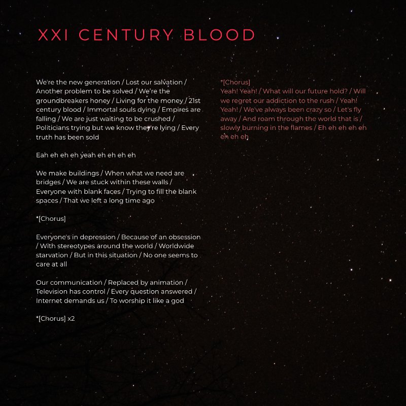 XXI Century Blood Album - TW — page 3