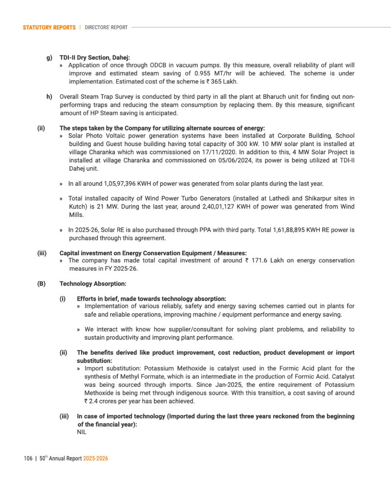 GNFC Annual Report 2025-26 — page 130