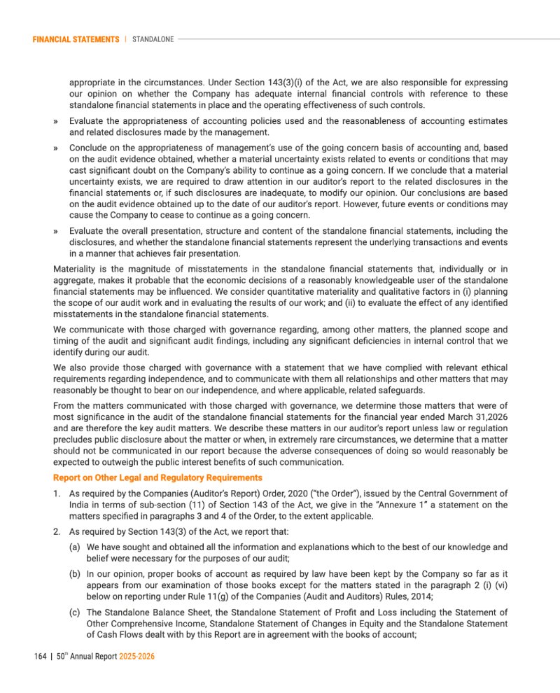GNFC Annual Report 2025-26 — page 188