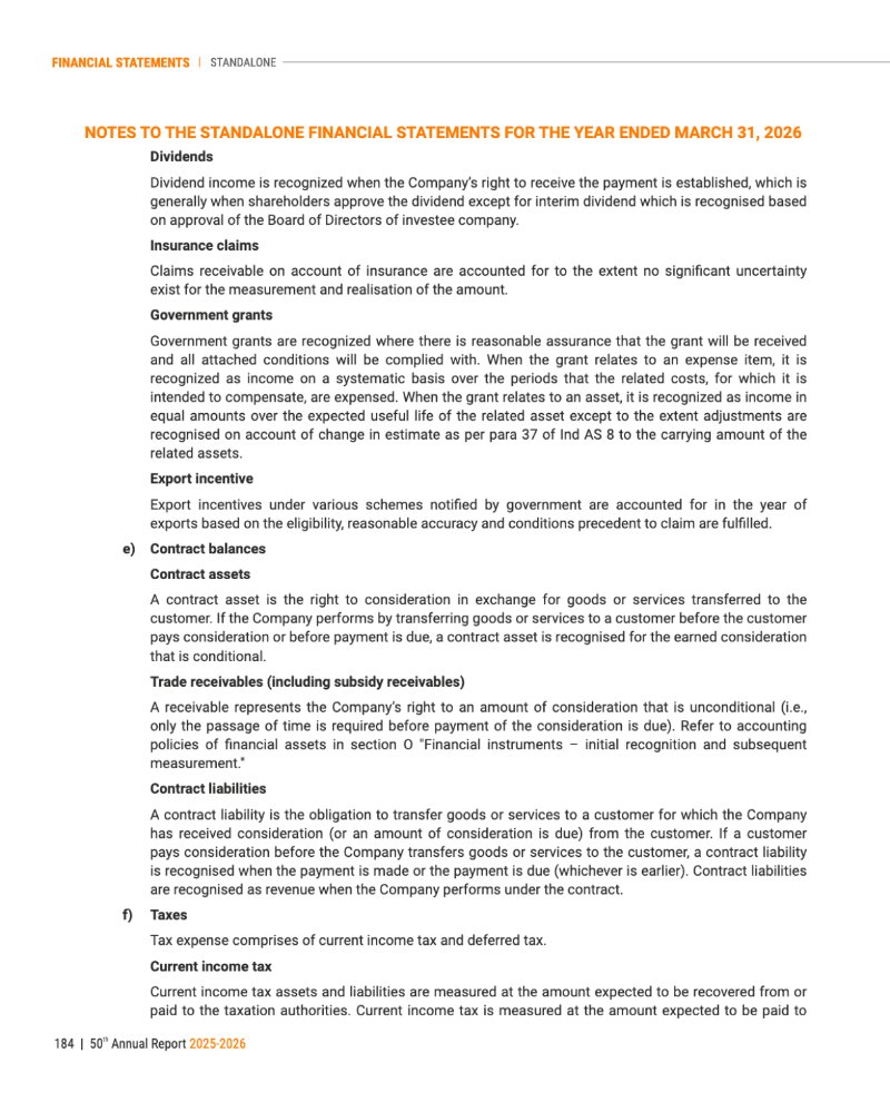 GNFC Annual Report 2025-26 — page 208