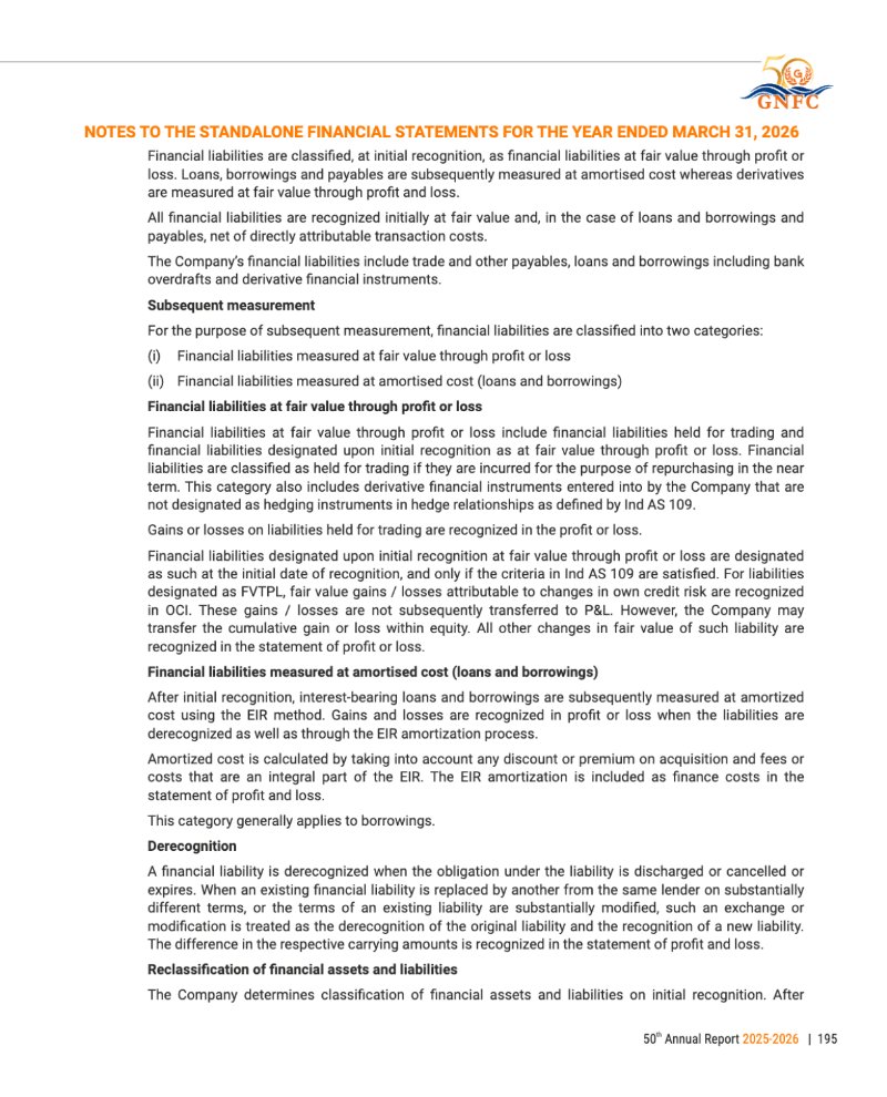 GNFC Annual Report 2025-26 — page 219