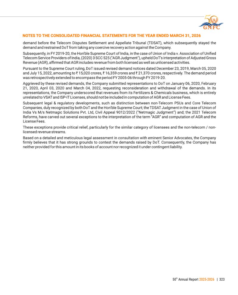GNFC Annual Report 2025-26 — page 347