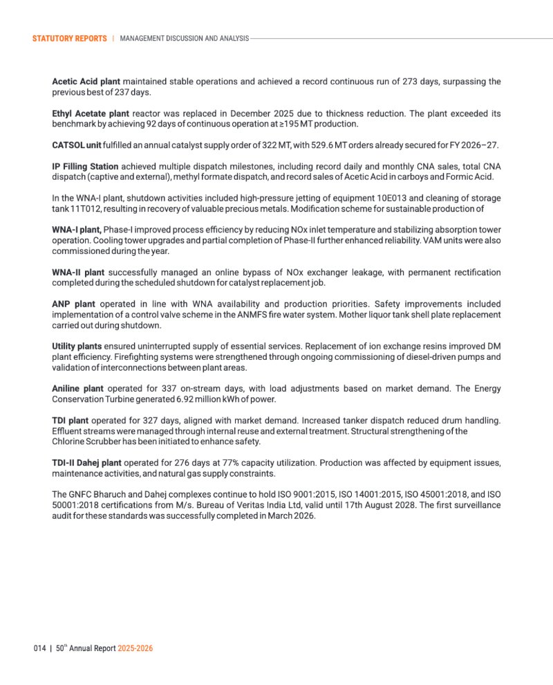 GNFC Annual Report 2025-26 — page 38