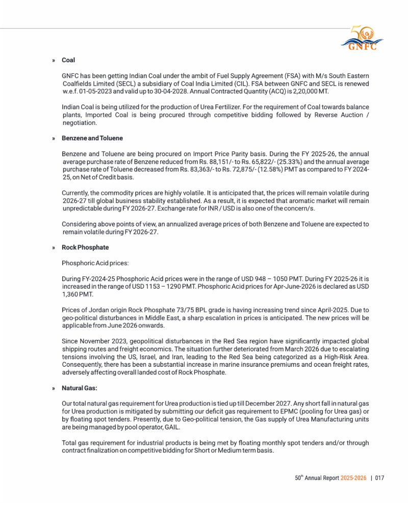 GNFC Annual Report 2025-26 — page 41