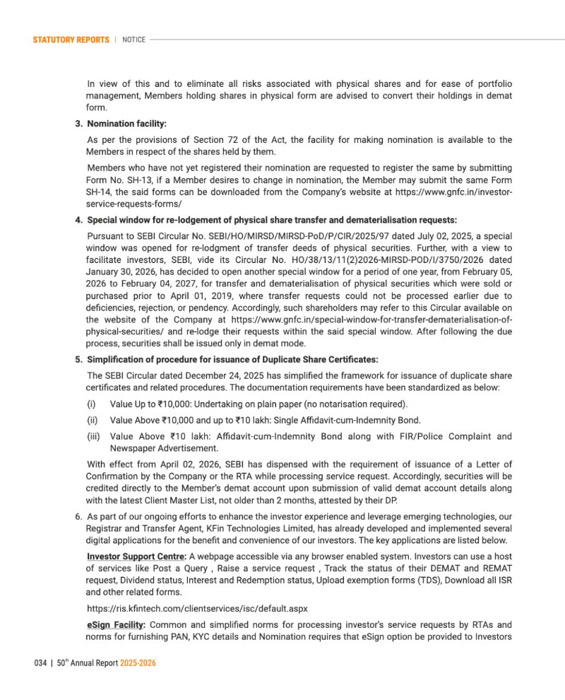 GNFC Annual Report 2025-26 — page 58