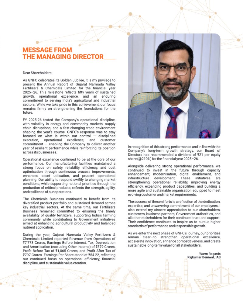 GNFC Annual Report 2025-26 — page 7