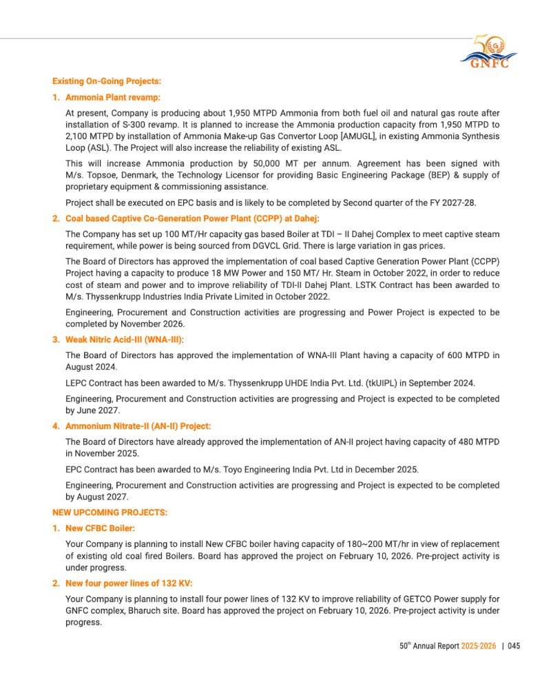 GNFC Annual Report 2025-26 — page 69