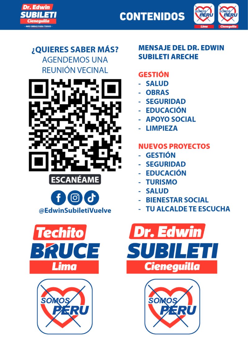 EDWIN SUBILETI: EXPERIENCIA Y GESTIÓN PARA CIENEGUILLA — page 2