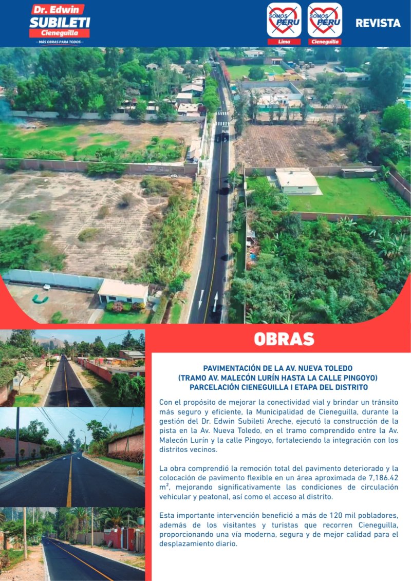 EDWIN SUBILETI: EXPERIENCIA Y GESTIÓN PARA CIENEGUILLA — page 20