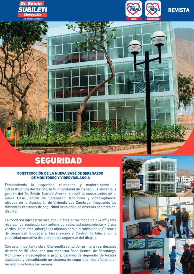 EDWIN SUBILETI: EXPERIENCIA Y GESTIÓN PARA CIENEGUILLA — page 26