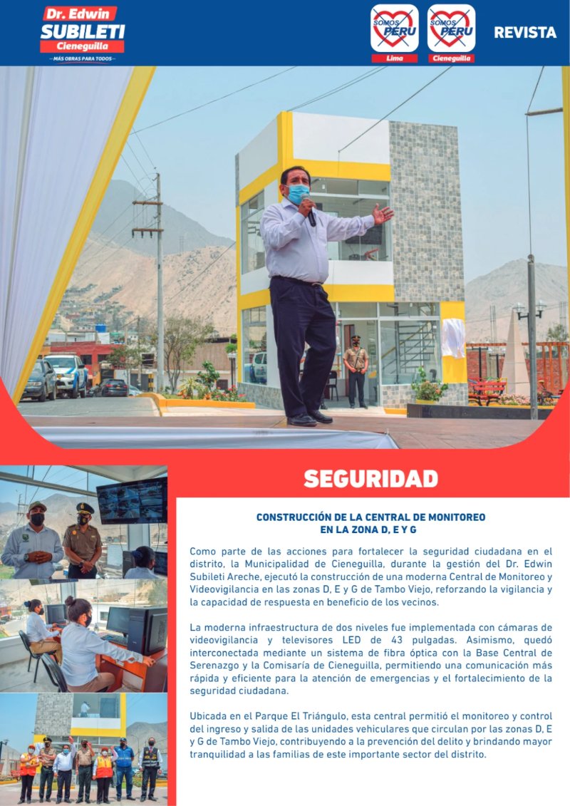 EDWIN SUBILETI: EXPERIENCIA Y GESTIÓN PARA CIENEGUILLA — page 27