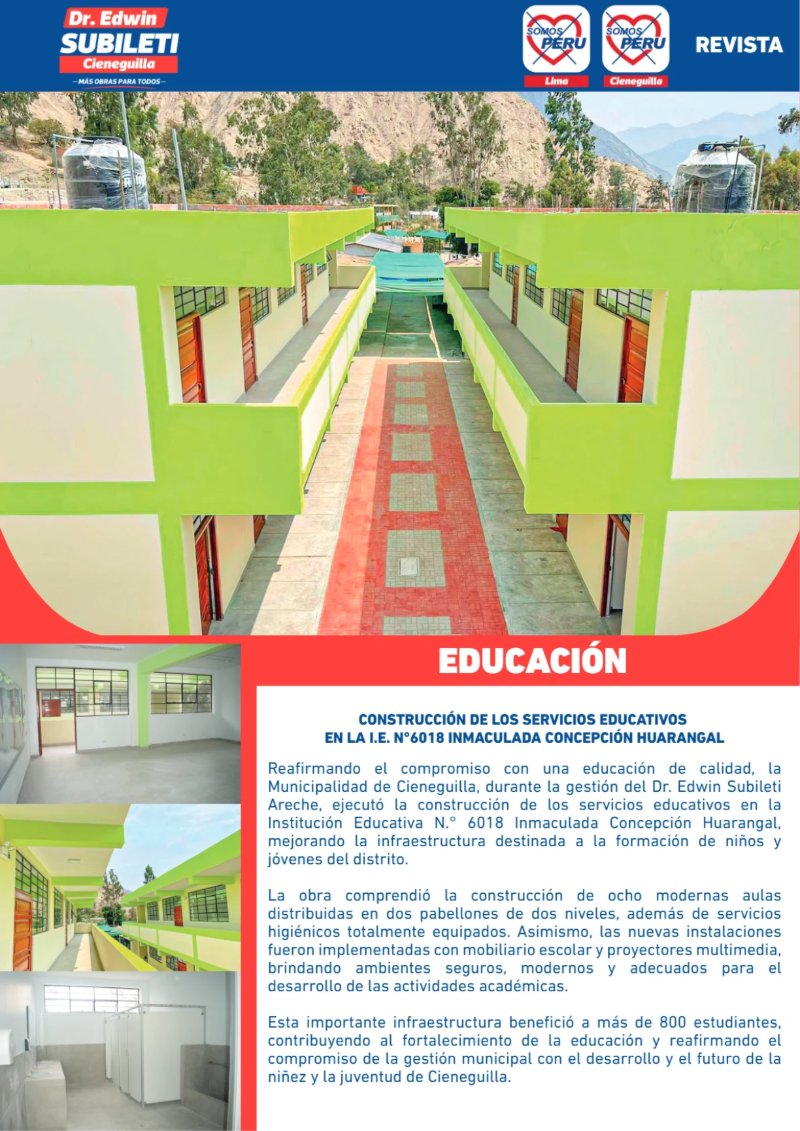 EDWIN SUBILETI: EXPERIENCIA Y GESTIÓN PARA CIENEGUILLA — page 33