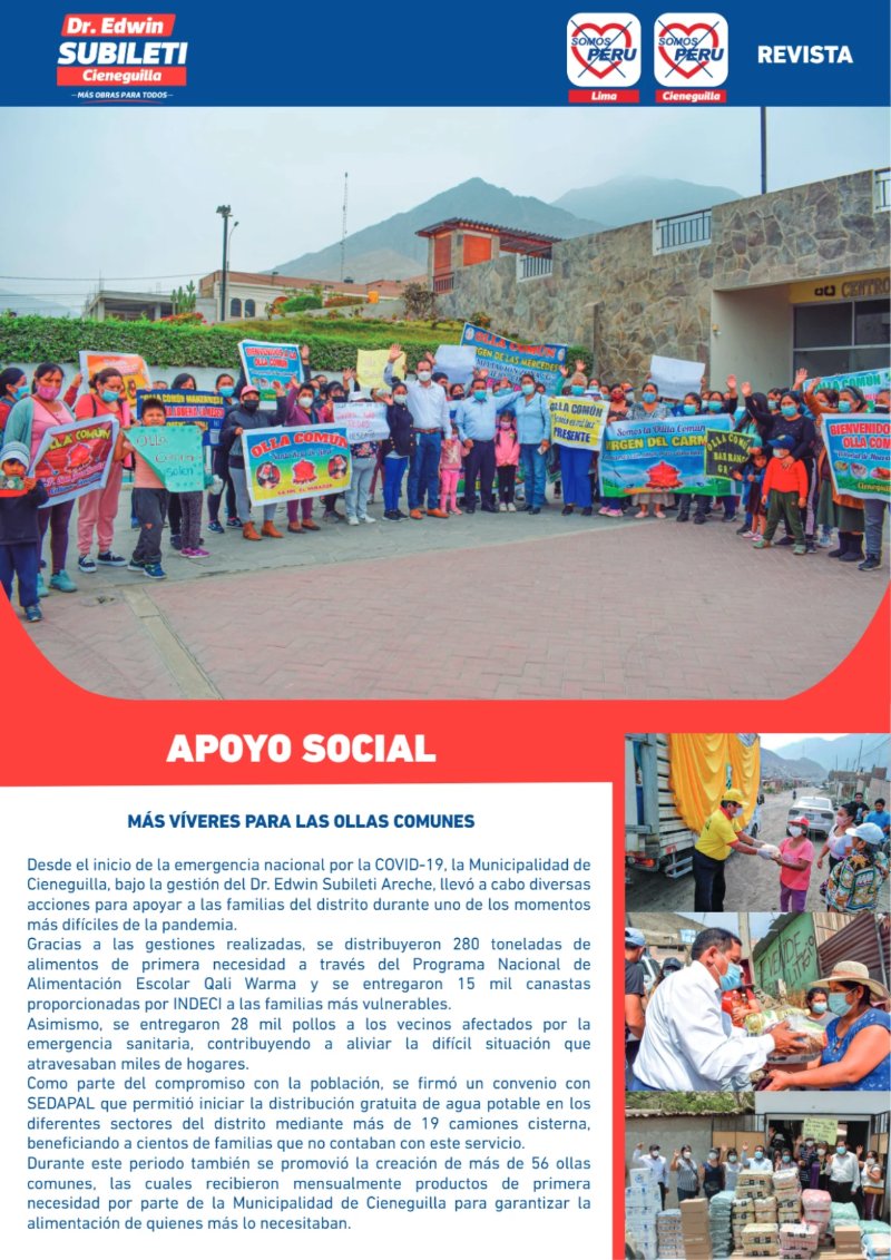 EDWIN SUBILETI: EXPERIENCIA Y GESTIÓN PARA CIENEGUILLA — page 36