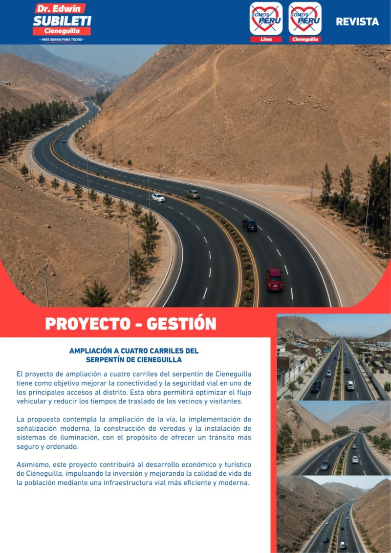 EDWIN SUBILETI: EXPERIENCIA Y GESTIÓN PARA CIENEGUILLA — page 38