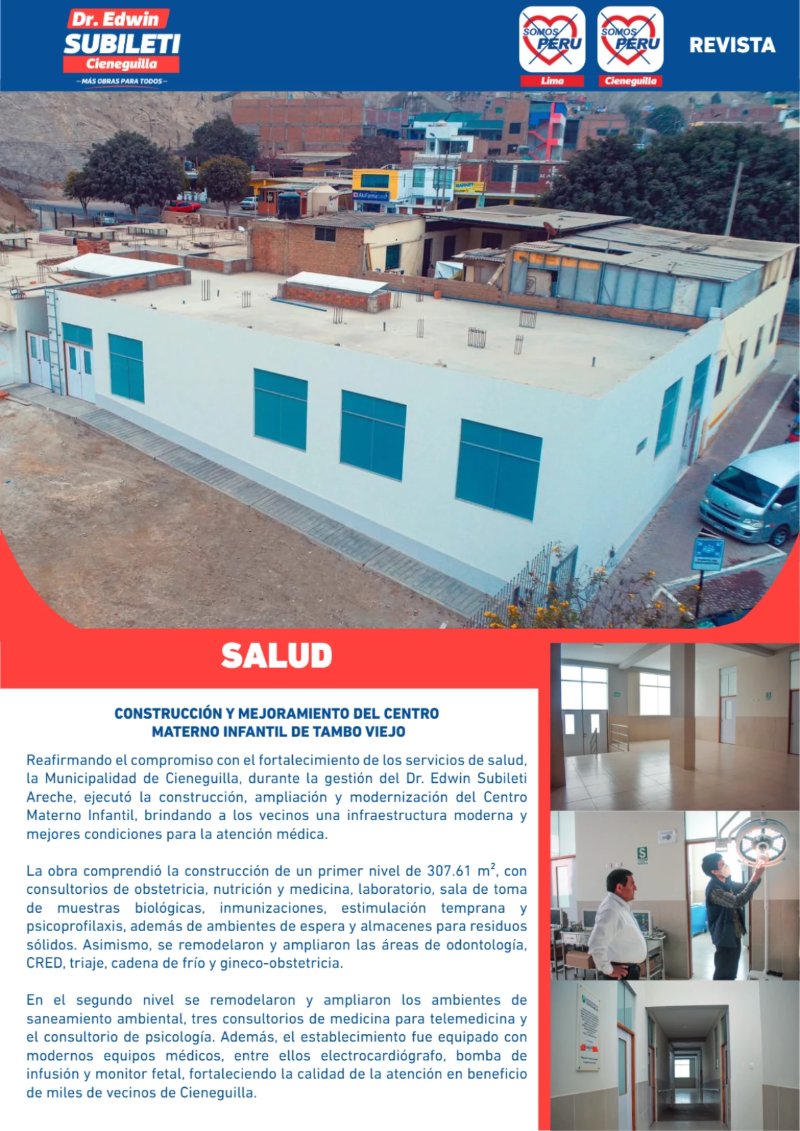 EDWIN SUBILETI: EXPERIENCIA Y GESTIÓN PARA CIENEGUILLA — page 5