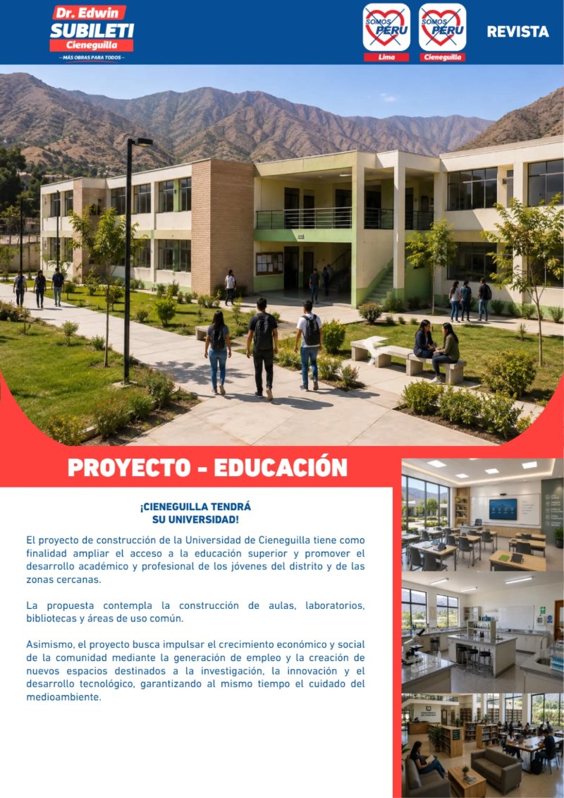 EDWIN SUBILETI: EXPERIENCIA Y GESTIÓN PARA CIENEGUILLA — page 42