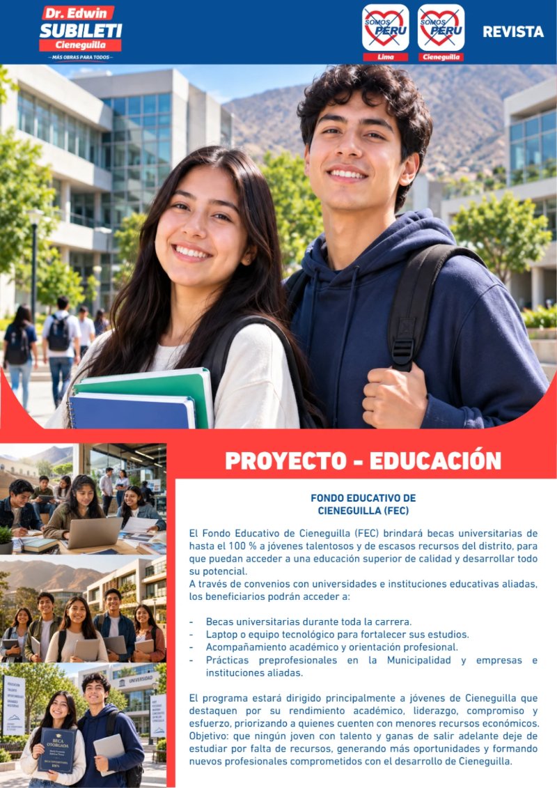 EDWIN SUBILETI: EXPERIENCIA Y GESTIÓN PARA CIENEGUILLA — page 43