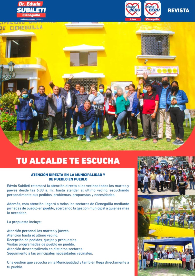 EDWIN SUBILETI: EXPERIENCIA Y GESTIÓN PARA CIENEGUILLA — page 49