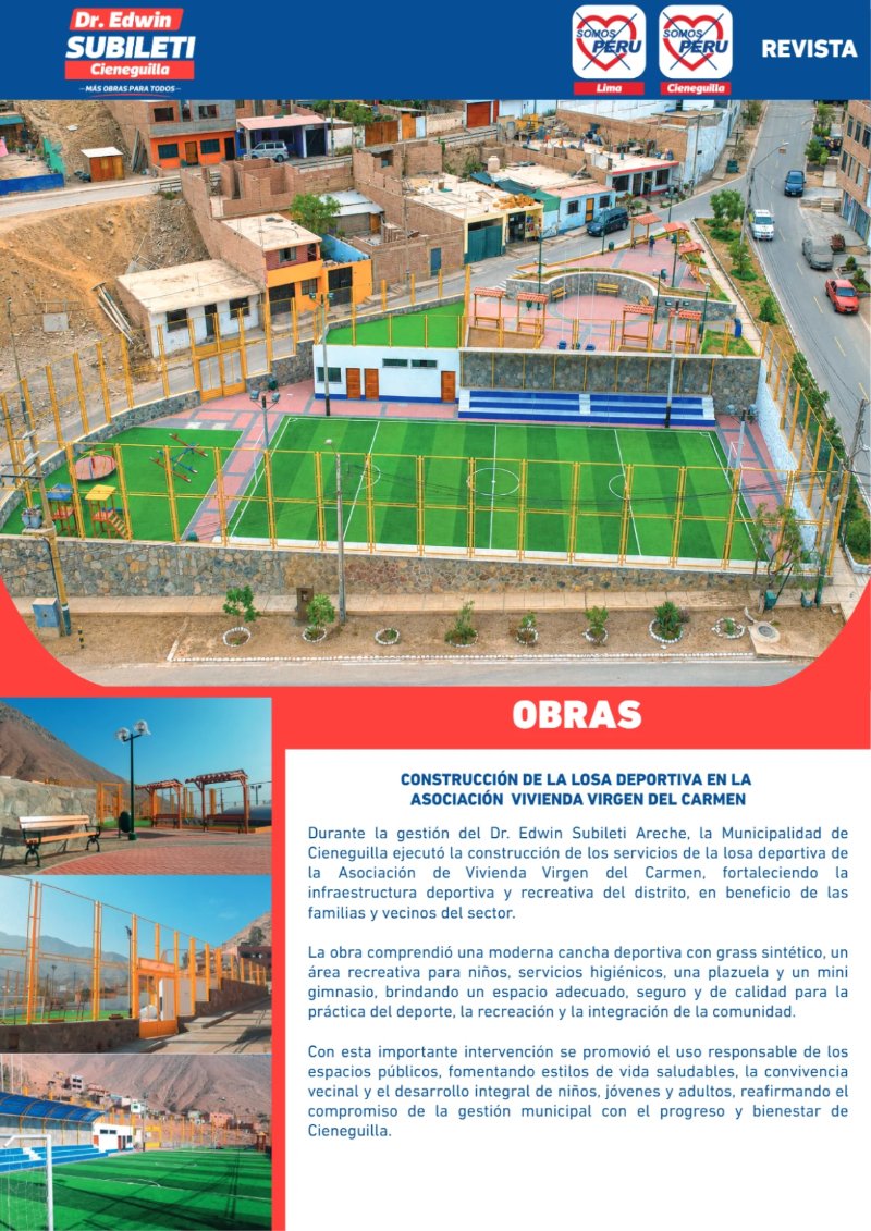 EDWIN SUBILETI: EXPERIENCIA Y GESTIÓN PARA CIENEGUILLA — page 10