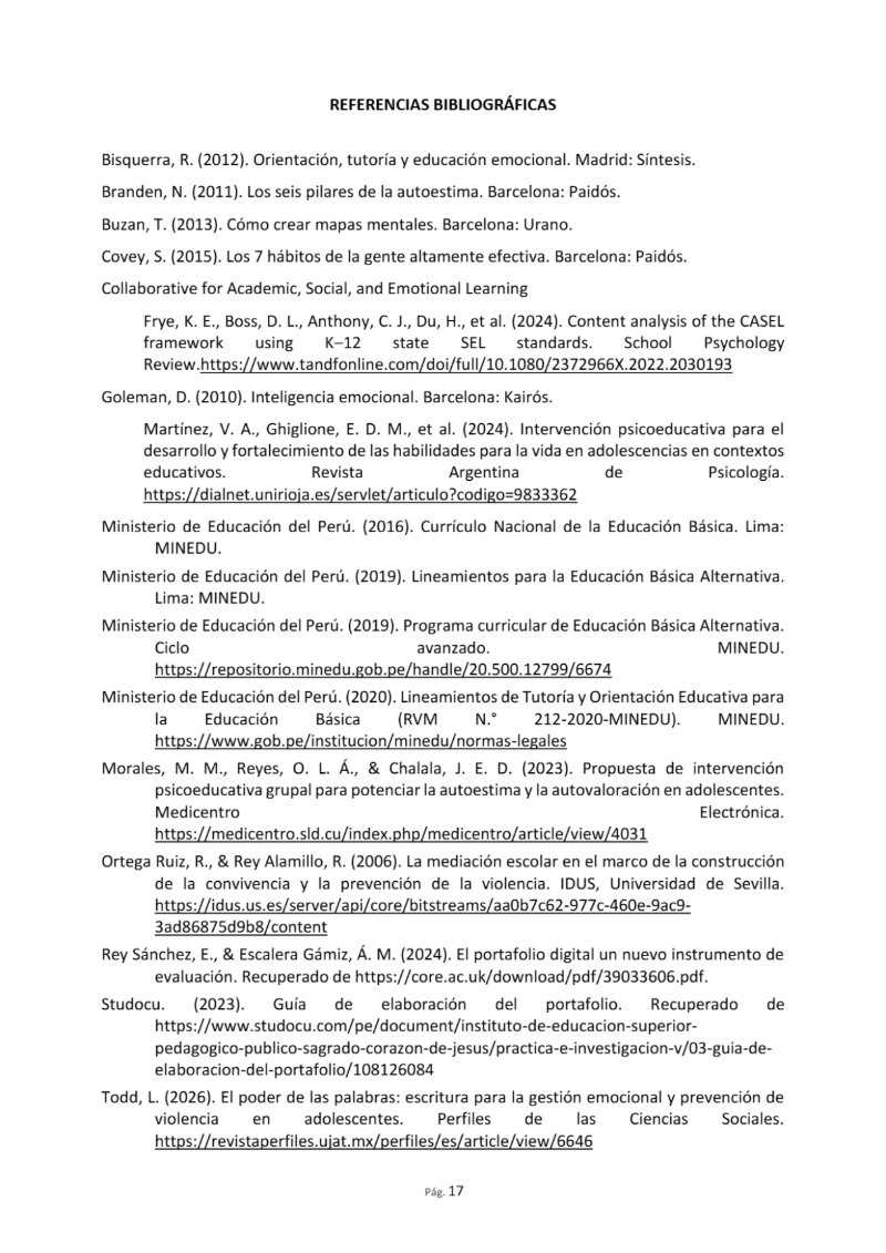Intervención psicoeducativa — page 17