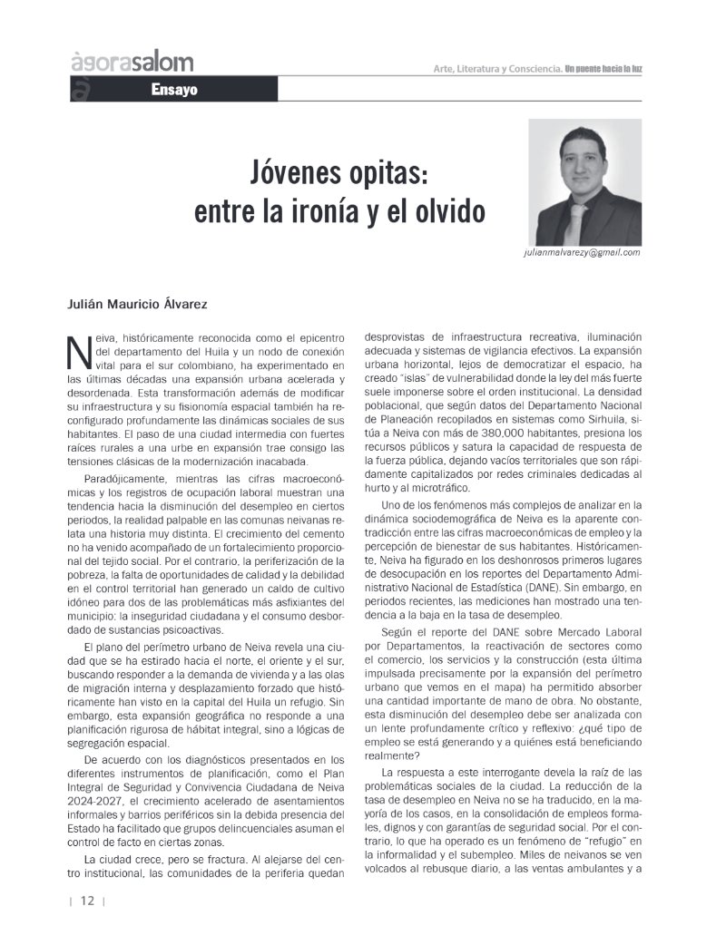 Revista Agorasalom 39 -web- — page 12