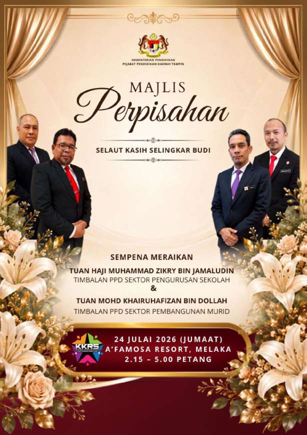 MAJLIS PERPISAHAN SELAUT KASIH SELINGKAR BUDI