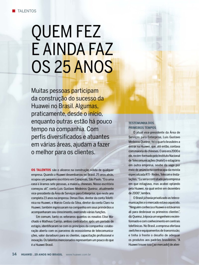 Huawei Brasil 25 anos — page 14