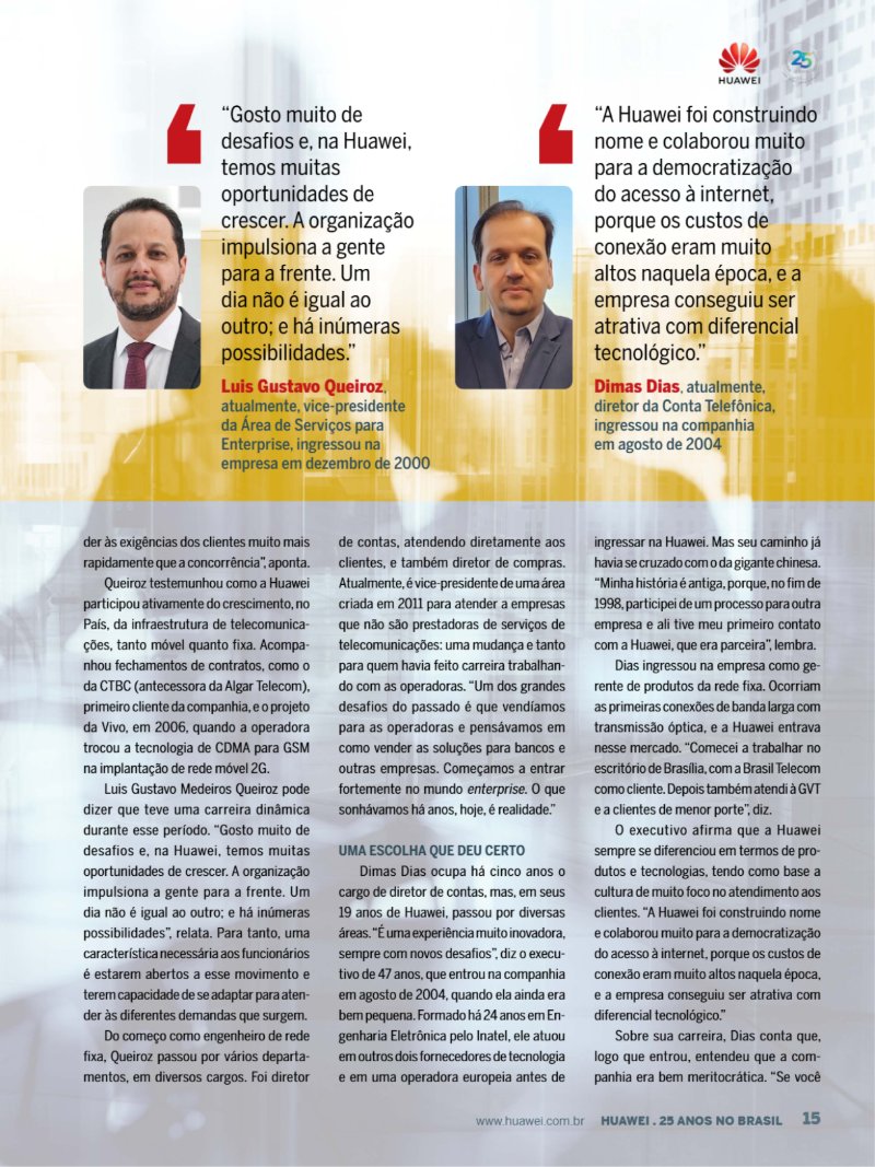 Huawei Brasil 25 anos — page 15