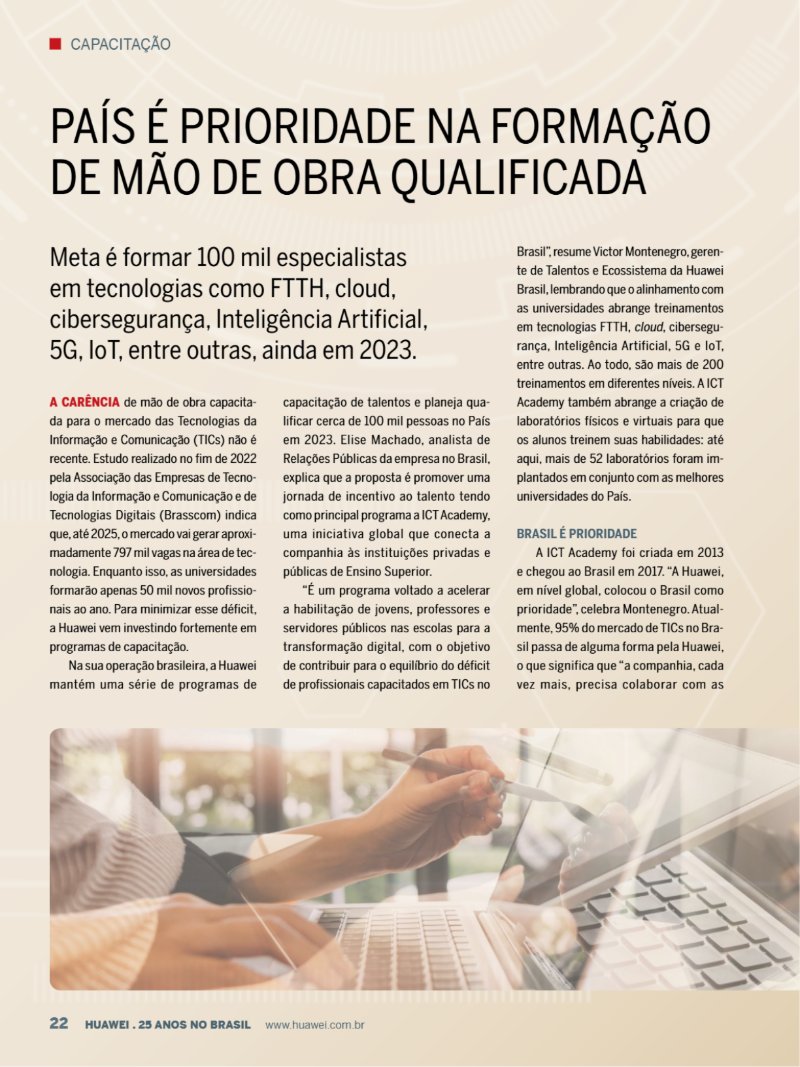 Huawei Brasil 25 anos — page 22
