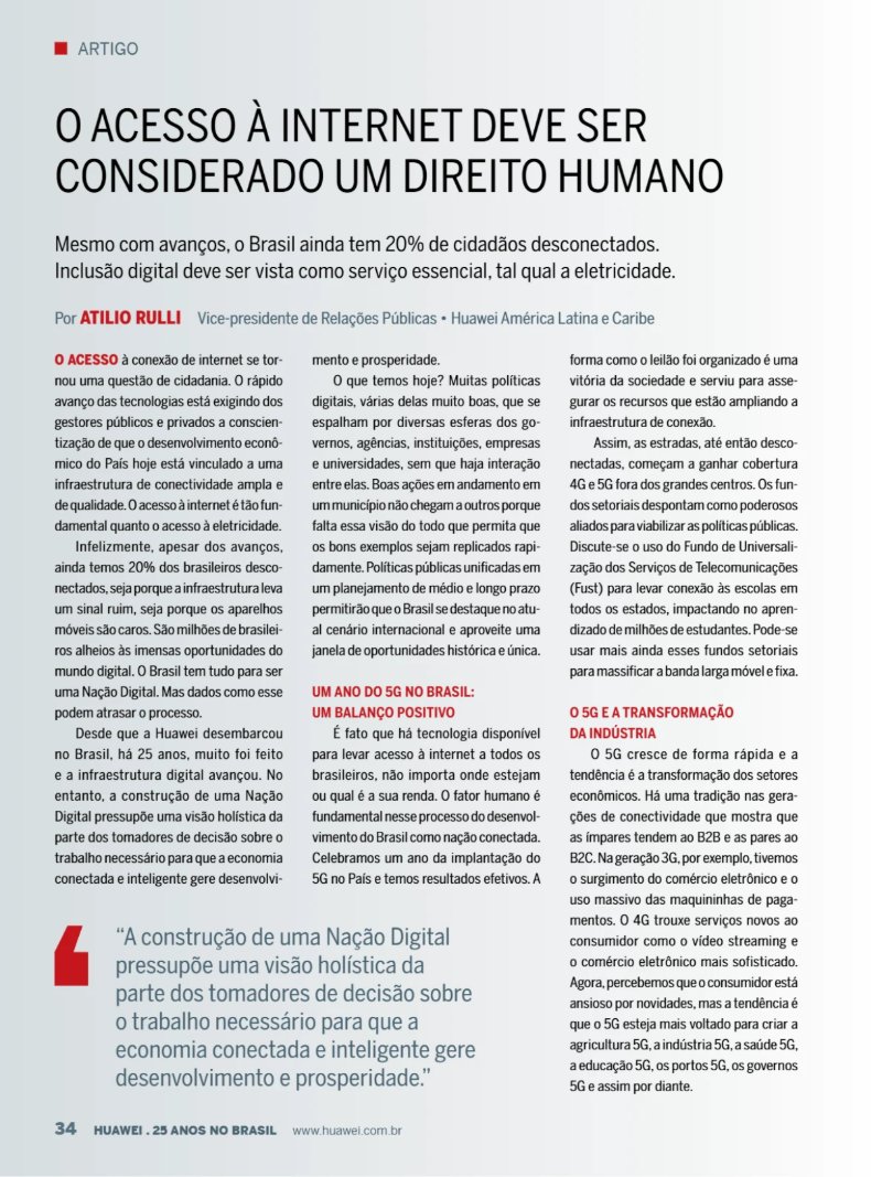 Huawei Brasil 25 anos — page 34