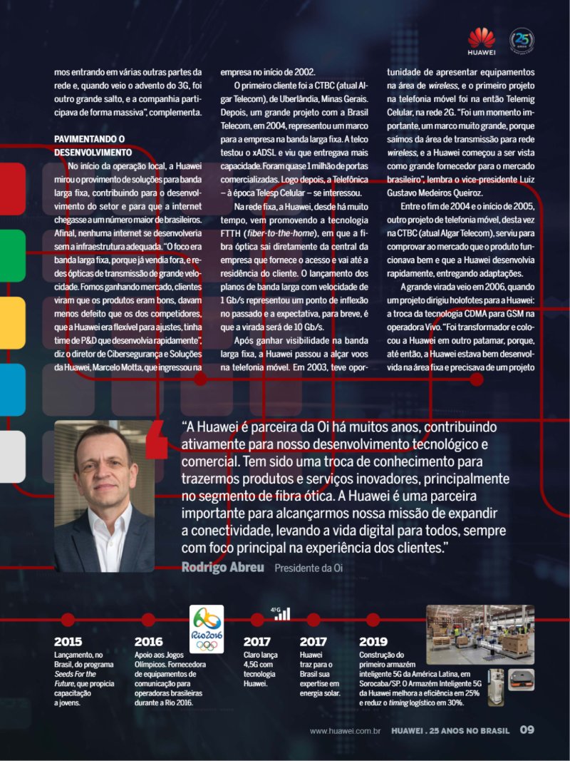 Huawei Brasil 25 anos — page 9