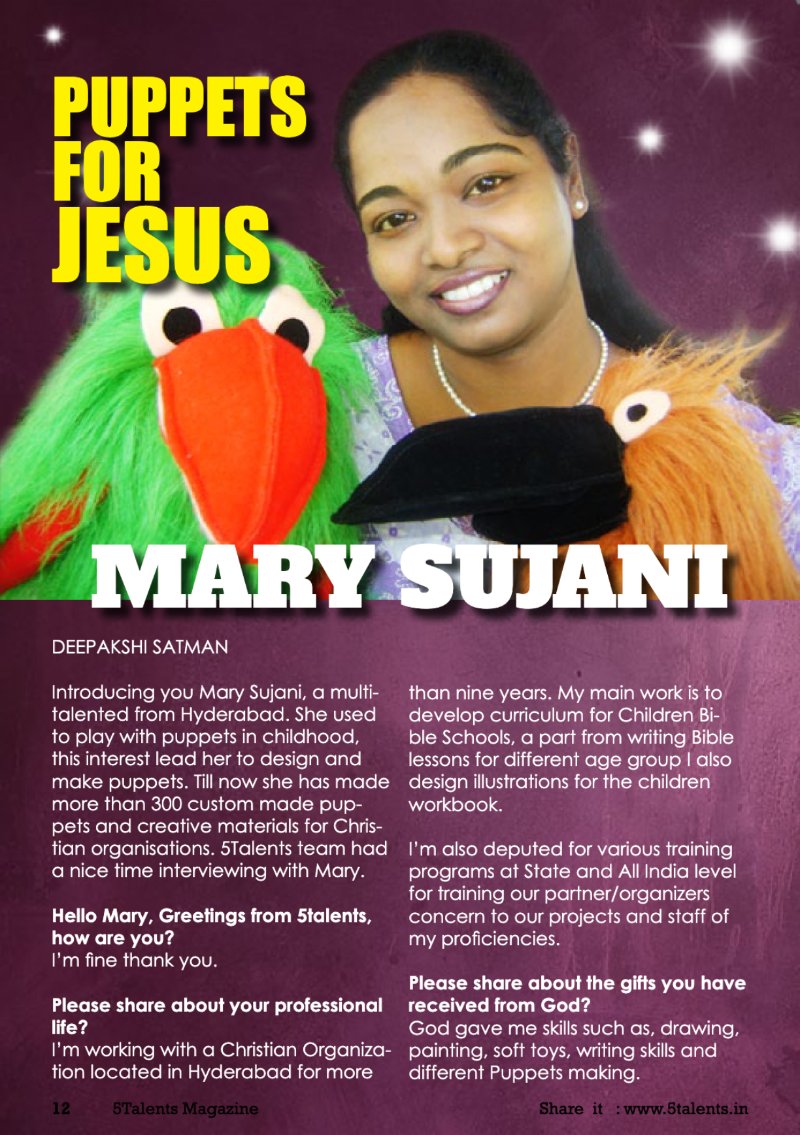 5Talents Magazine – Issue 1, July 2012 — page 12