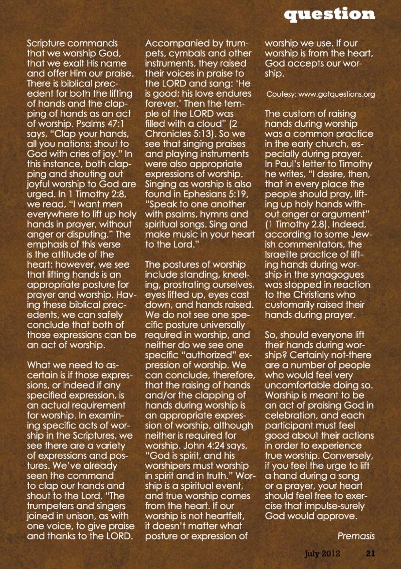 5Talents Magazine – Issue 1, July 2012 — page 21