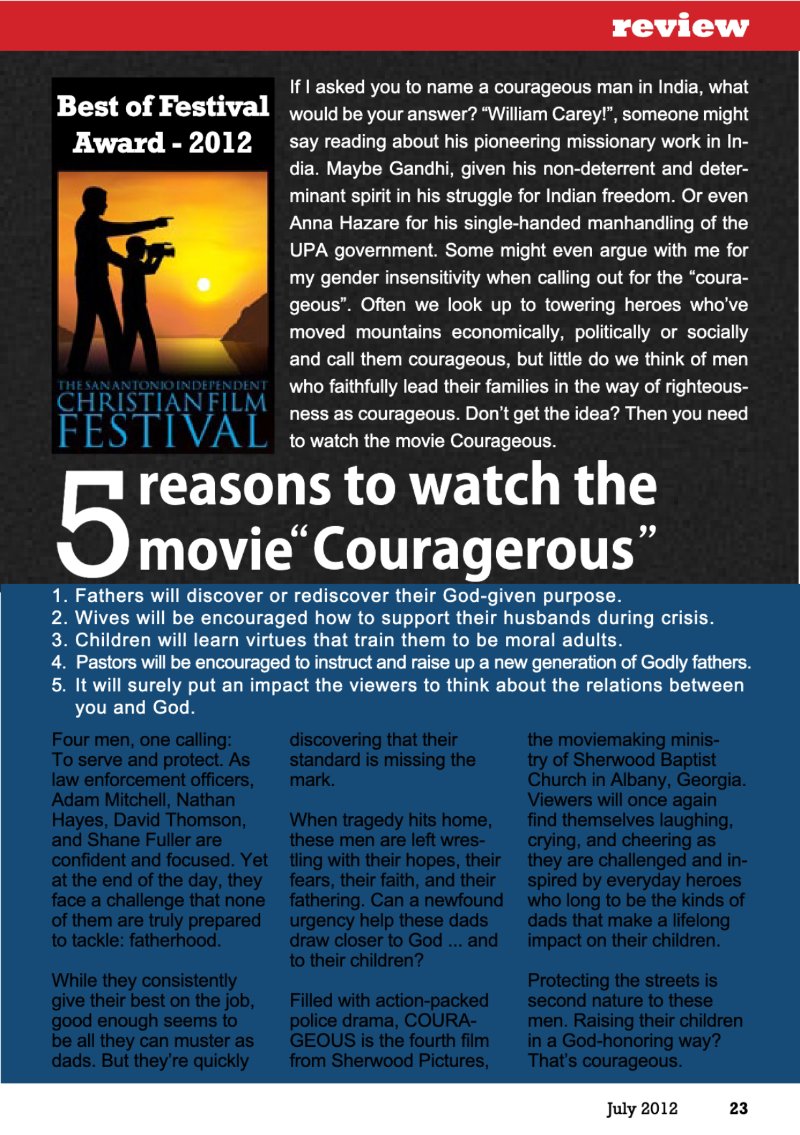 5Talents Magazine – Issue 1, July 2012 — page 23