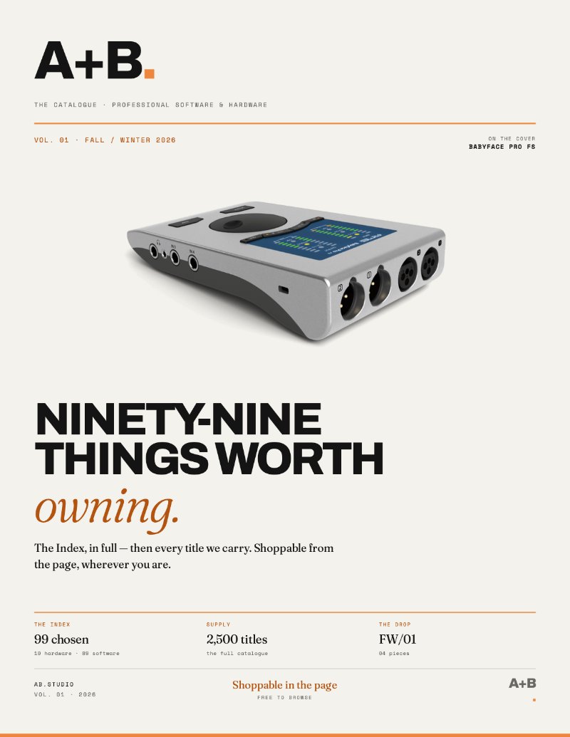 AB.STUDIO Catalogue - Fall / Winter 2026 — page 1