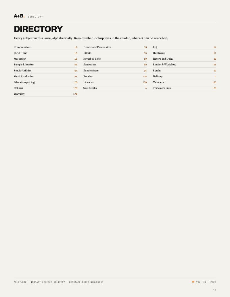 AB.STUDIO Catalogue - Fall / Winter 2026 — page 15