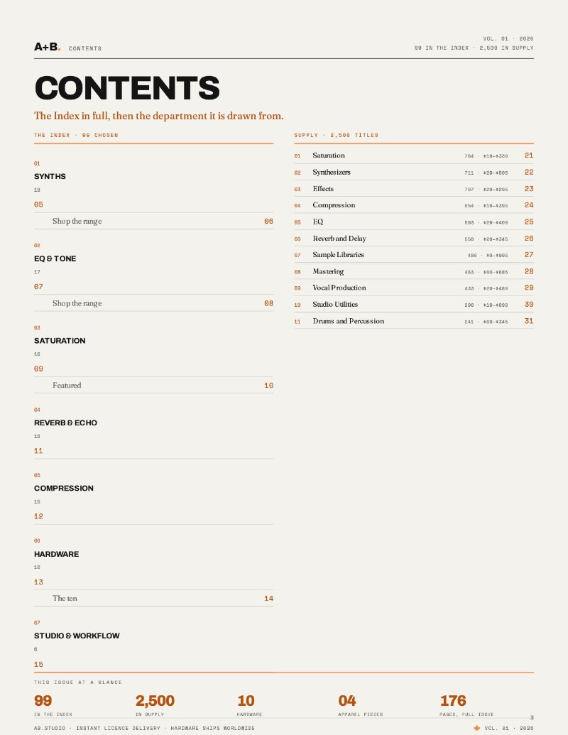 AB.STUDIO Catalogue - Fall / Winter 2026 — page 3