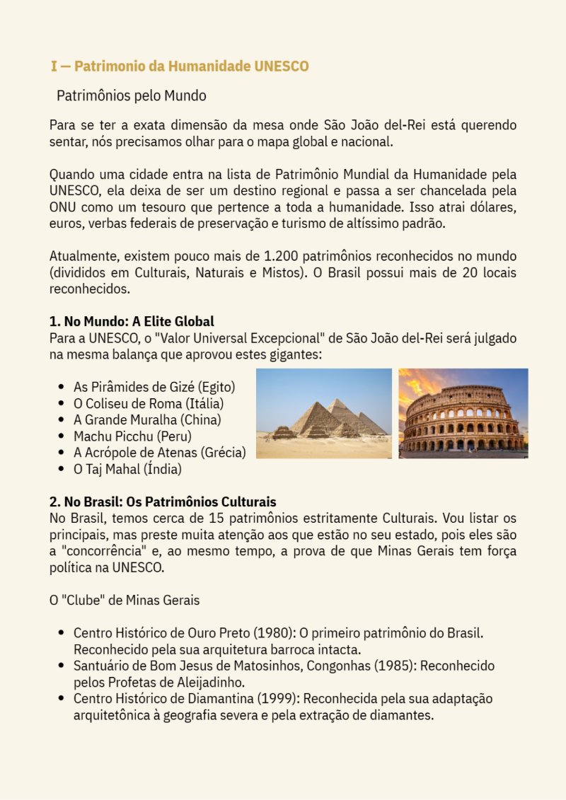 PATRIMÔNIO CILTURAL DA  HUMANIADE — page 6