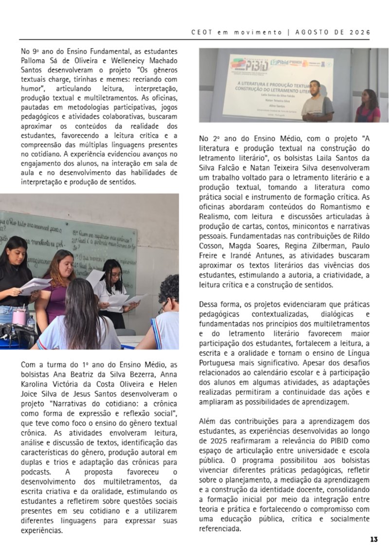 CEOT EM MOVIMENTO — page 13