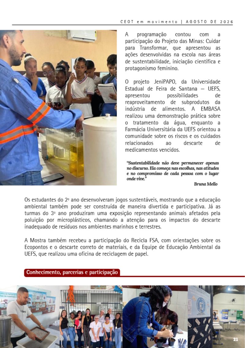 CEOT EM MOVIMENTO — page 21