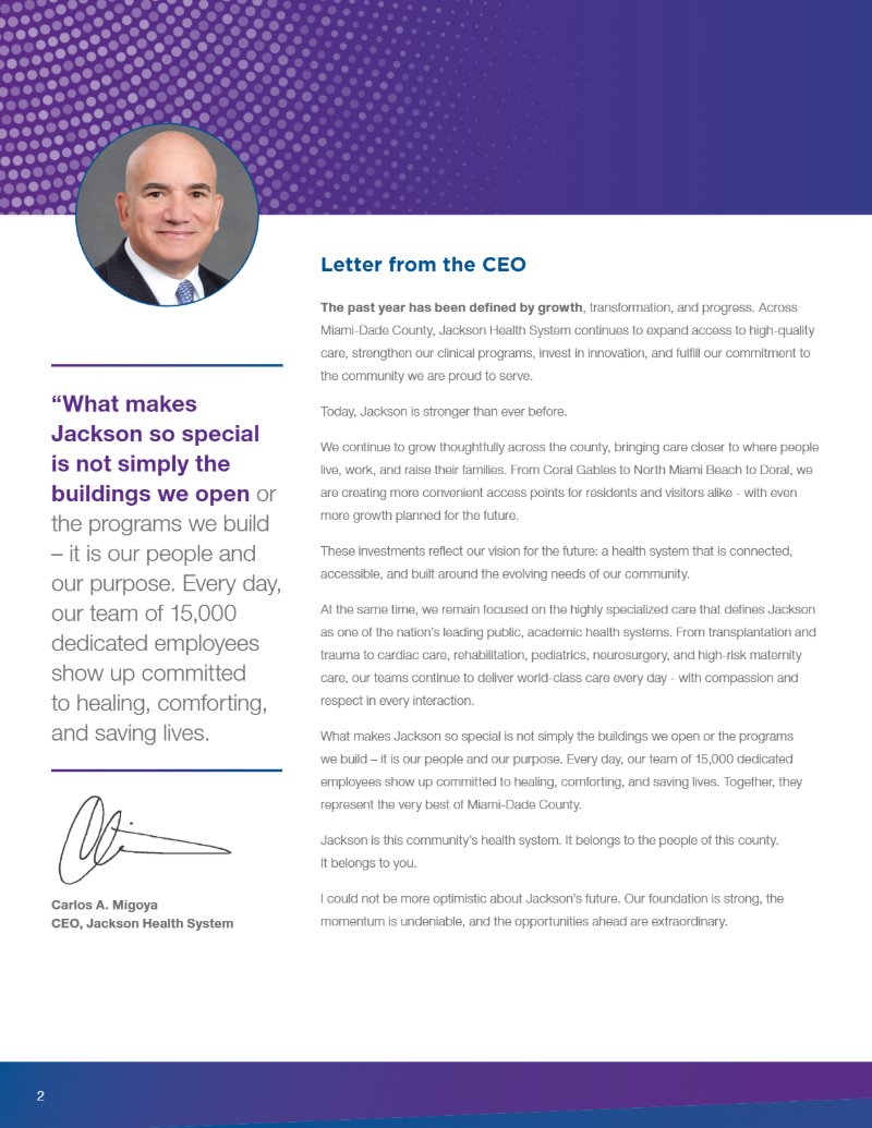 2026 Report to the Community — page 2