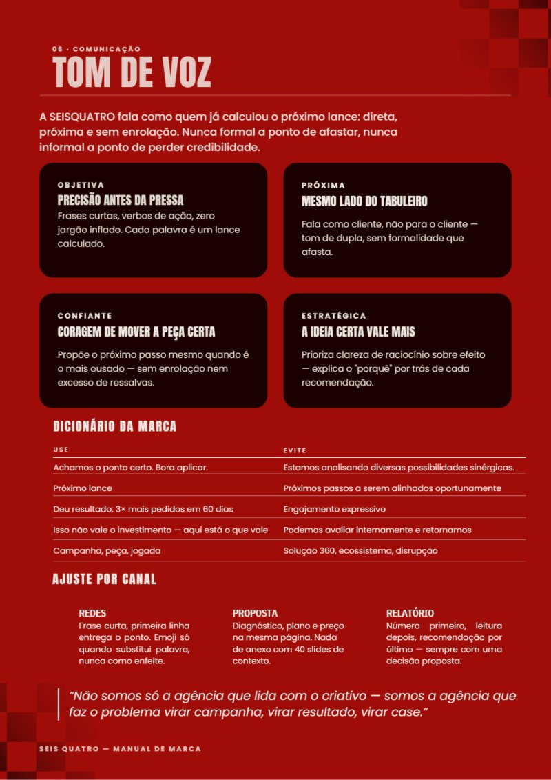 Visual Identidade Seis Quatro — page 13