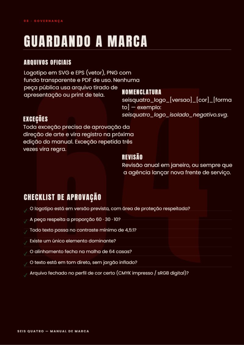 Visual Identidade Seis Quatro — page 15