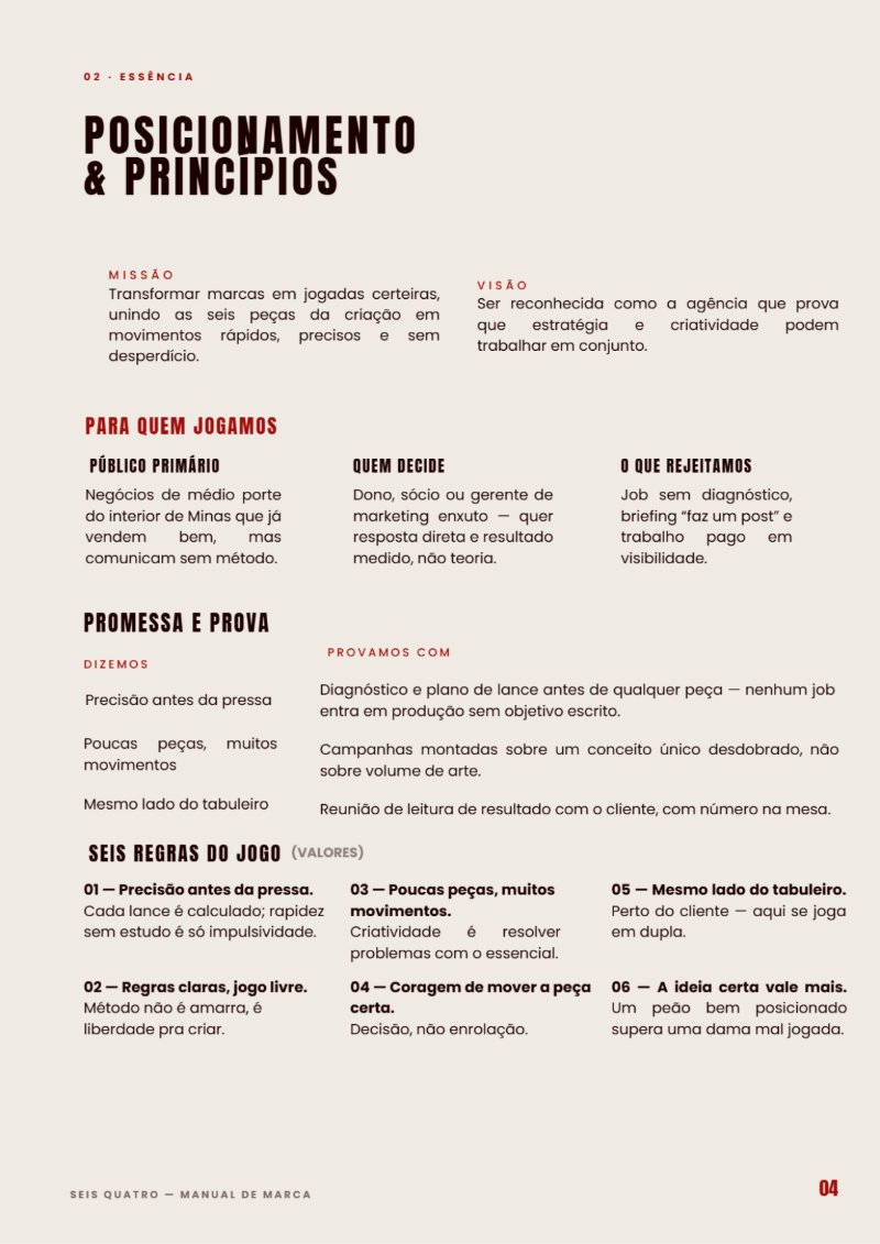 Visual Identidade Seis Quatro — page 4