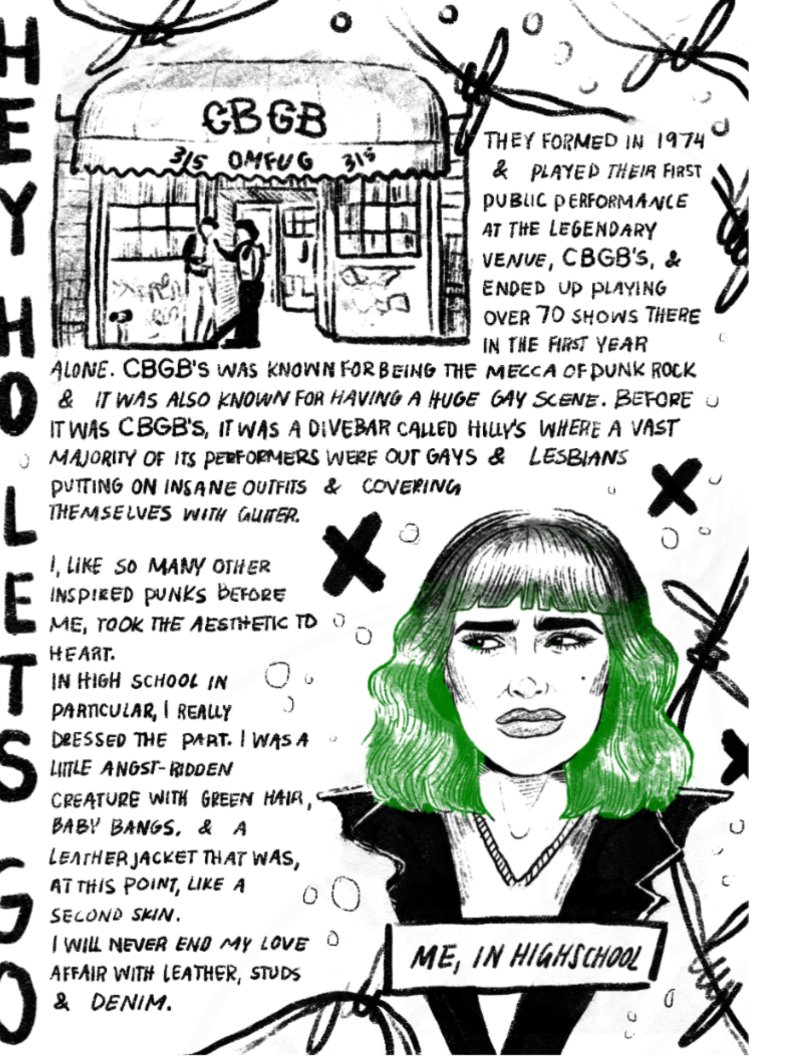 Fem in a Black Leather Jacket — page 9