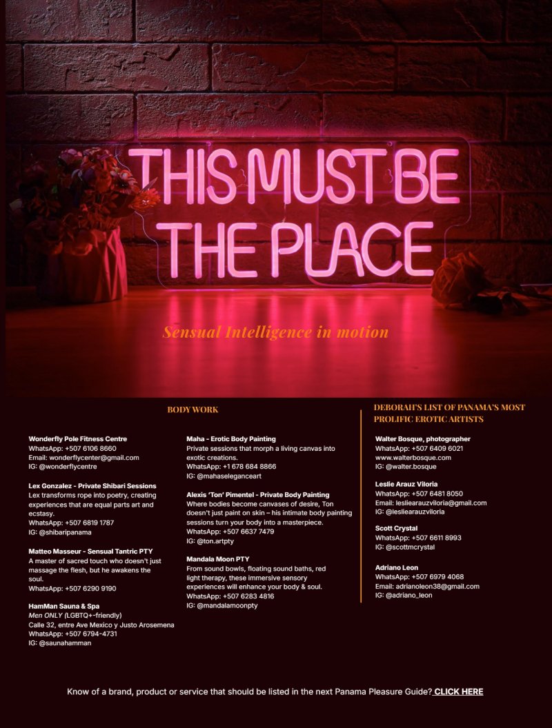 The Panama Pleasure Guide — page 19