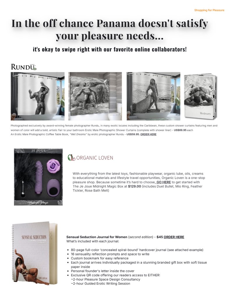 The Panama Pleasure Guide — page 25